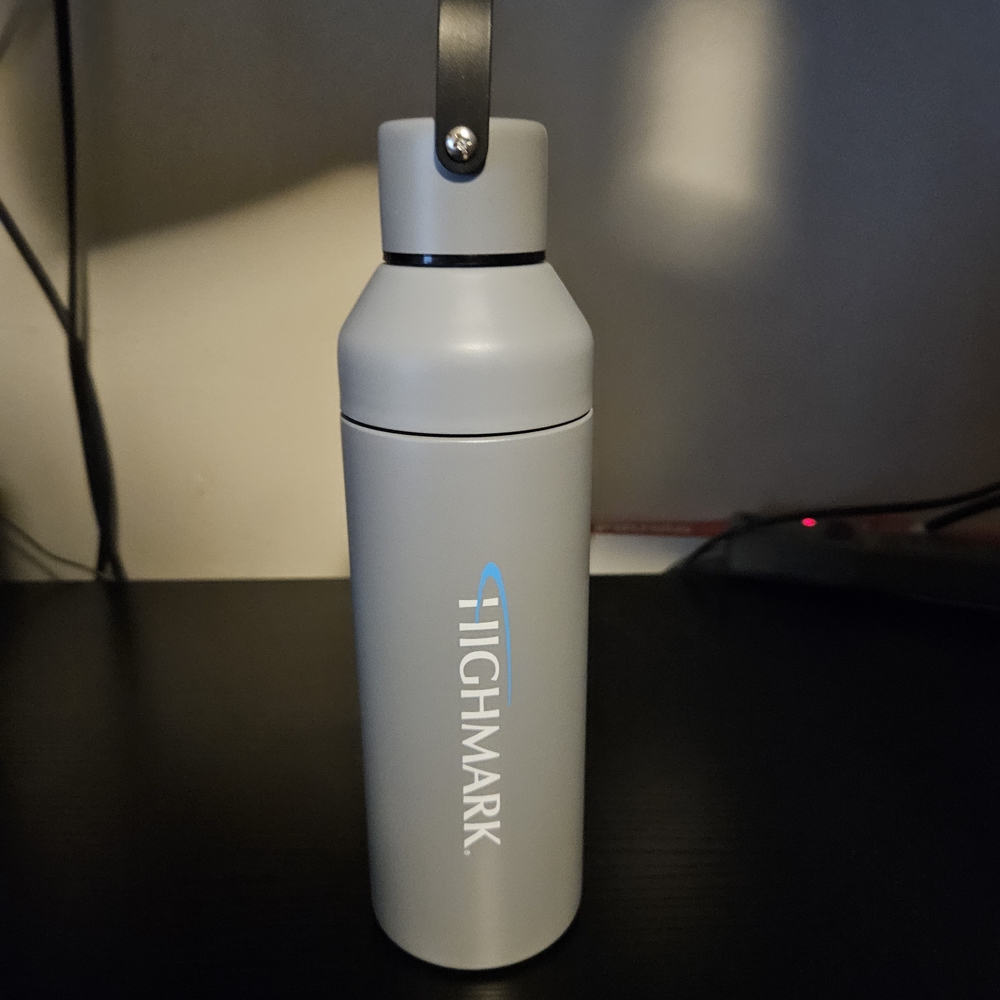 Highmark Gray Water Bottle